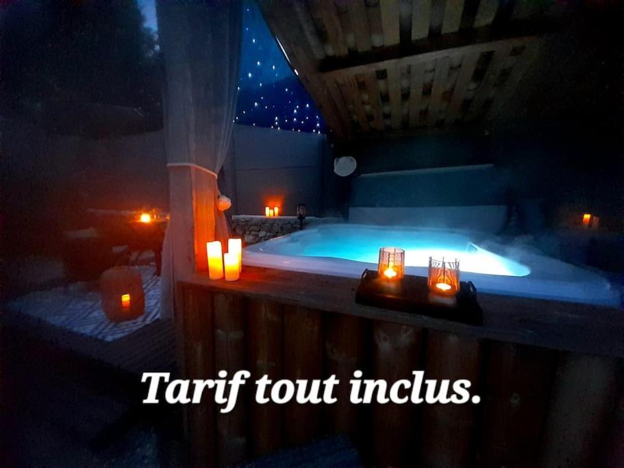 L'Antre Deux Pierres, Romantisme, Jacuzzi Exterieur, Plateau Dinatoire Bouyon Ngoại thất bức ảnh